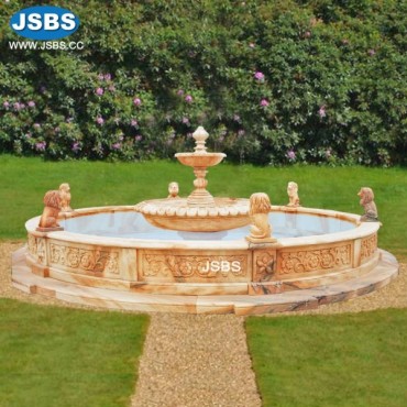 Cream Marble Tier Fountain, Cream Marble Tier Fountain