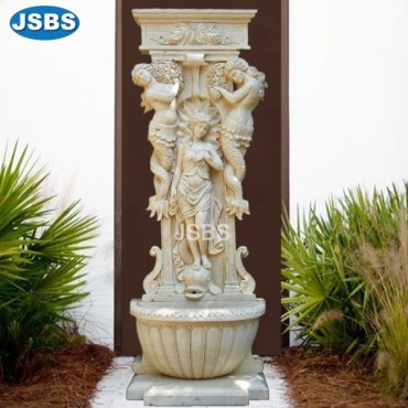 Female Marble Wall Fountain, Female Marble Wall Fountain