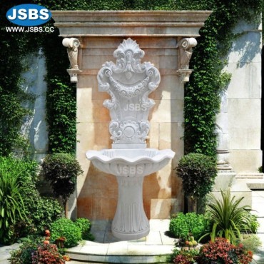 White Marble Wall Fountain, JS-FT046