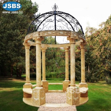 Cream Marble Grape Gazebo Pavilion, Cream Marble Grape Gazebo Pavilion