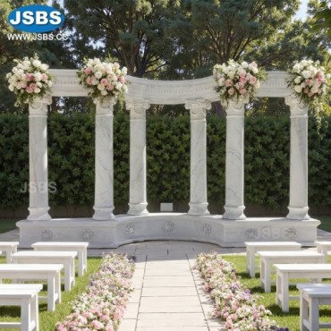 White Marble Wedding Pavilion, JS-gz092