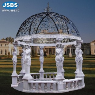 Carved Marble Gazebo, JS-GZ059