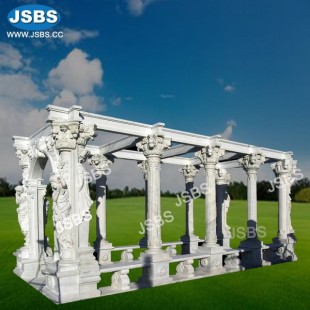 Large Marble Gazebo, Large Marble Gazebo