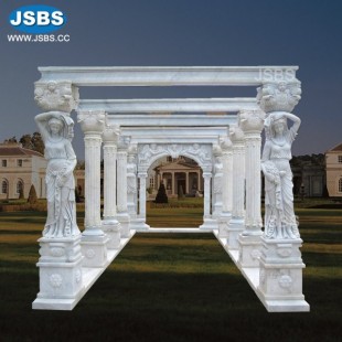 Large Marble Gazebo, Large Marble Gazebo