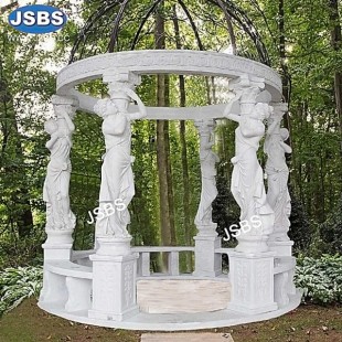 White Marble Gazebo, JS-GZ038