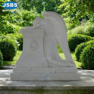 Kneeling and weeping angel headstone, Kneeling and weeping angel headstone