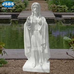 Marble Jesus Gravestone, Marble Jesus Gravestone