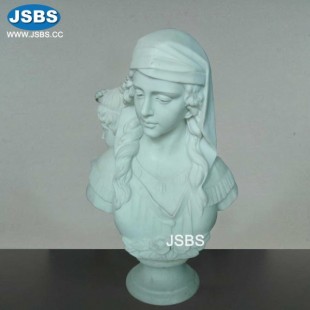 Marble Female Bust, Marble Female Bust