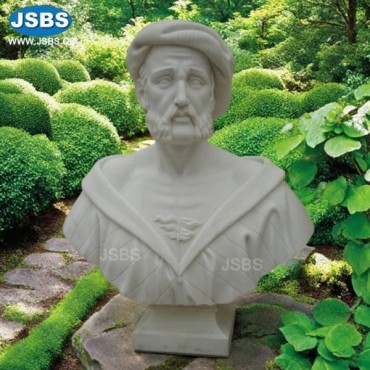 White Marble old man Bust Statue, White Marble old man Bust Statue