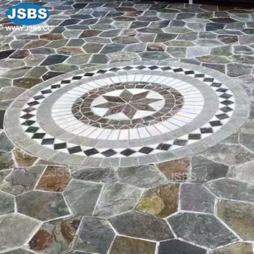 Slate floor Medallion, Slate floor Medallion