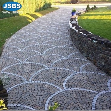 Fan shape Slate Mosaic, Fan shape Slate Mosaic