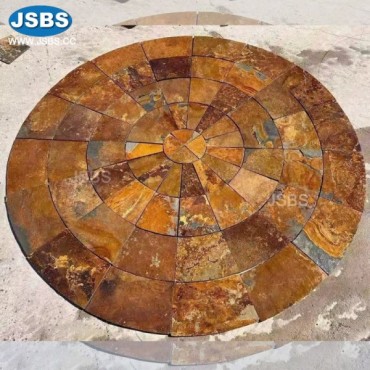 Rust Slate floor Mosaic, Rust Slate floor Mosaic