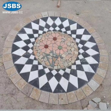 flower floor Mosaic design, flower floor Mosaic design