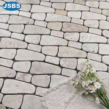 Travertine Tile with Mesh Backing, JS-MC111