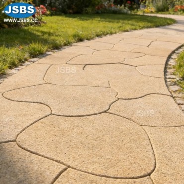 Irregularly shaped granite paving stones, JS-tc027