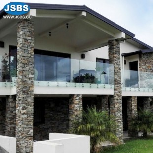 Stone Veneer House Exterior, JS-SC014