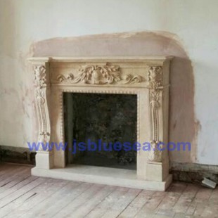 Castle Restore Marble Fireplace Project in UK