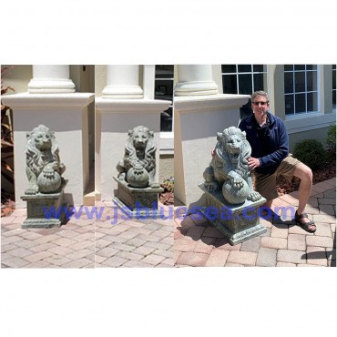 Lion sculpture for Customer from US