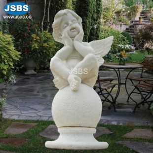 Marble Cherub Statue, Marble Cherub Statue