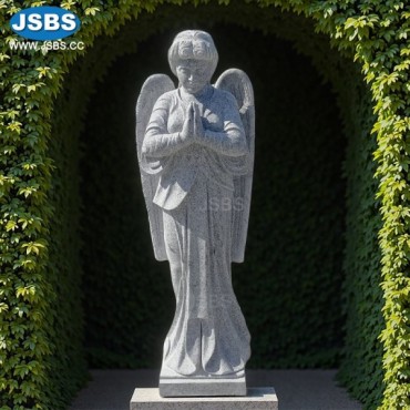 Granite Pray Angel Statue, JS-C477