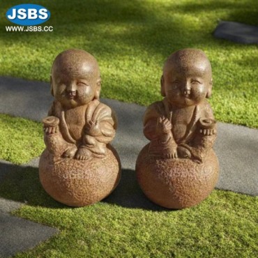 Stone Antique Little Monk Statue, JS-C437
