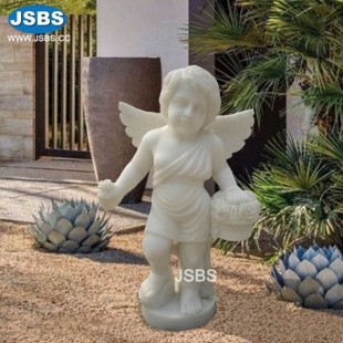 Marble Statue Cherub, Marble Statue Cherub