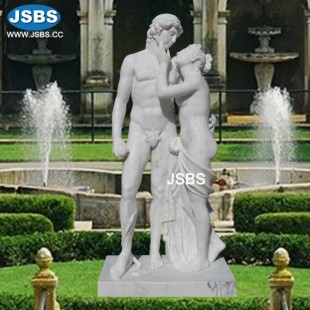 Adam and Eve Myth Couple Statue Sculpture, Adam and Eve Myth Couple Statue Sculpture