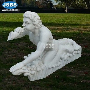 Merman Marble Statue, Merman Marble Statue