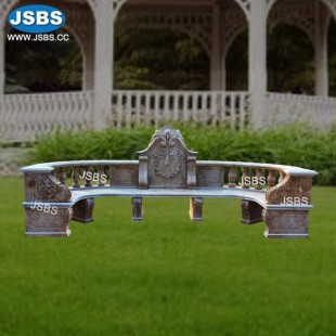 Semi Circle Stone Bench , Semi Circle Stone Bench 