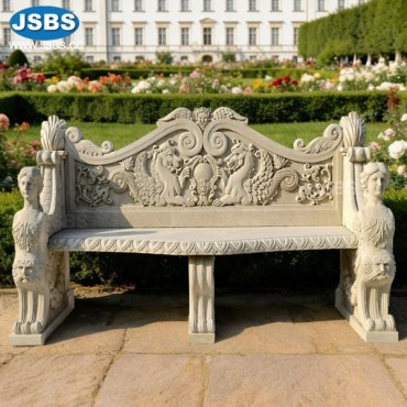 Sandstone Sculpture Garden Bench, Sandstone Sculpture Garden Bench