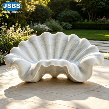 White marble Shell Sofa, JS-T218